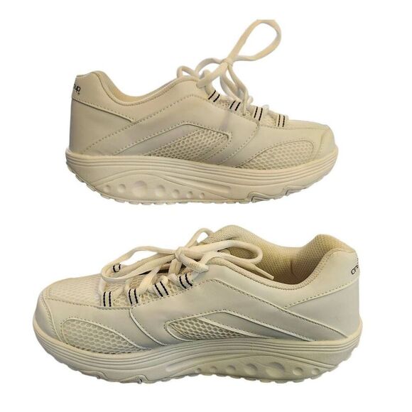 Skechers One Step Up Women's Workout Toning Walking Shoes White Size 9 Like New - Picture 1 of 5